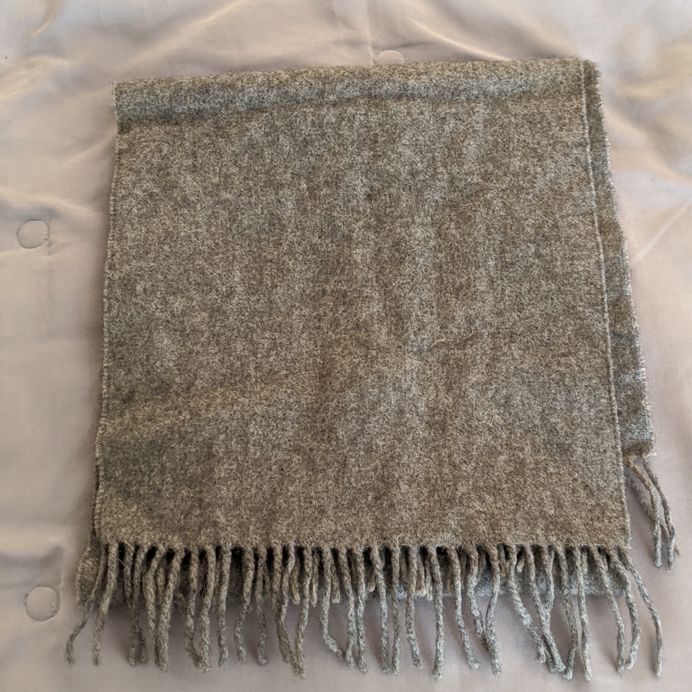 Wool blend scarf